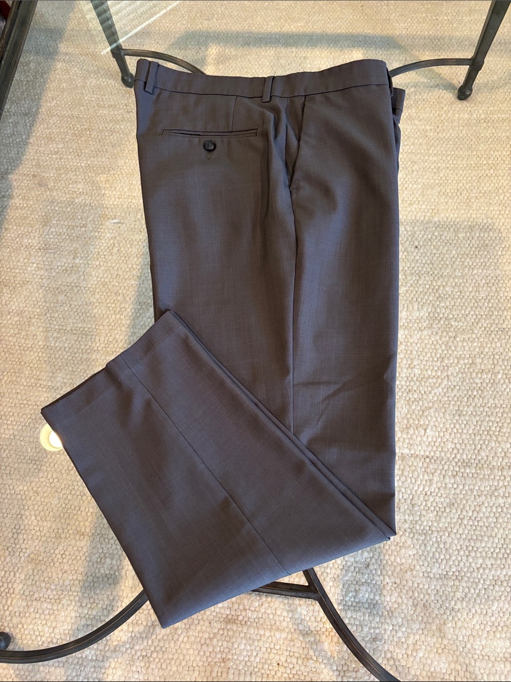 Haggar Men's Dress Pants in Dark Charcoal